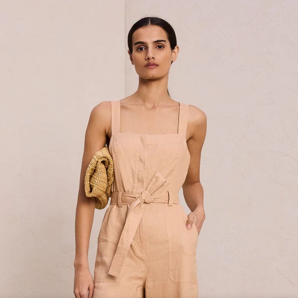 A.L.C. Winslow Linen Jumpsuit